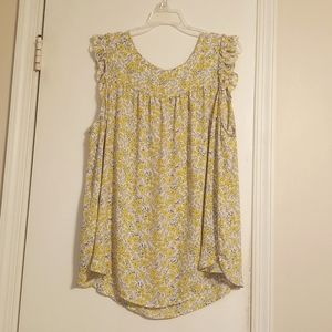 Loft plus floral top